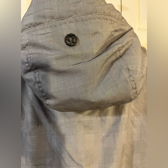 Lululemon Men’s Winter Hooded Parka Coat Grey Subtle Pattern PrimaLoft Size XL - Picture 7 of 13